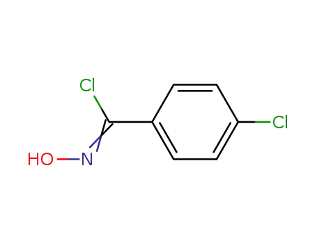 Molecular Structure of 28123-63-9 (Alpha-Chloro-4-Chloro-Benzaldoxime)