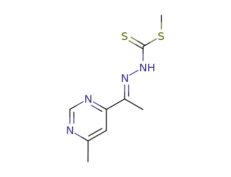 methyl 2-[1-(6-methyl-4-pyrimidinyl)ethylidene]hydrazinecarbodithioate