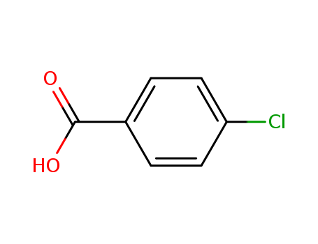 74-11-3,4-Chlorobenzoic acid,Benzoicacid, p-chloro- (7CI,8CI);4-CBA;Mycosid;NSC 143358;NSC 32738;NSC 8444;p-Carboxychlorobenzene;p-Chlorbenzoic acid;p-Chlorobenzoic acid;