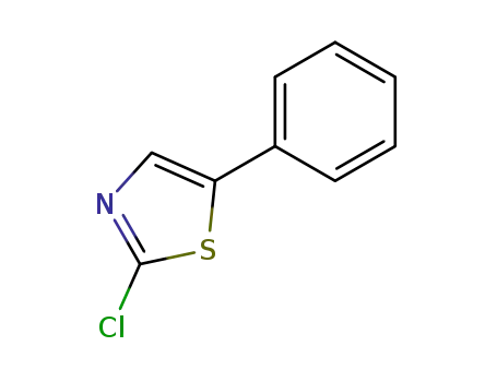Molecular Structure of 329794-40-3 (2-Chloro-5-phenylthiazole)