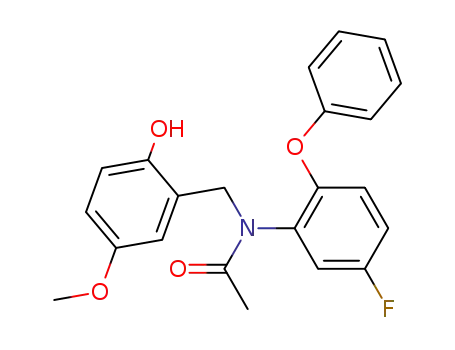 N-(5-fluoro-2-phenoxyphenyl)-N-(2-hydroxy-5-methoxybenzyl)acetamide