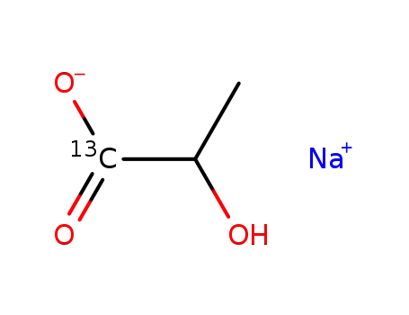 1-13C-sodium-L-lactate