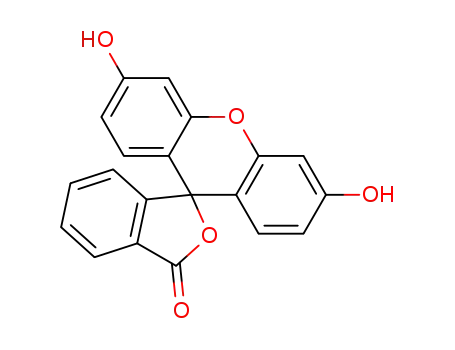 Molecular Structure of 2321-07-5 (Fluorescein)