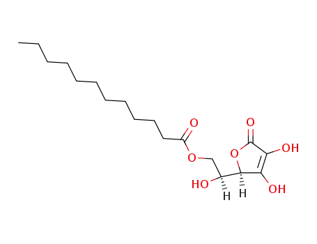 Molecular Structure of 16690-40-7 (L-Ascorbic acid,6-dodecanoate)