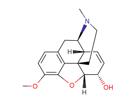 Molecular Structure of 76-57-3 (CODEINE)