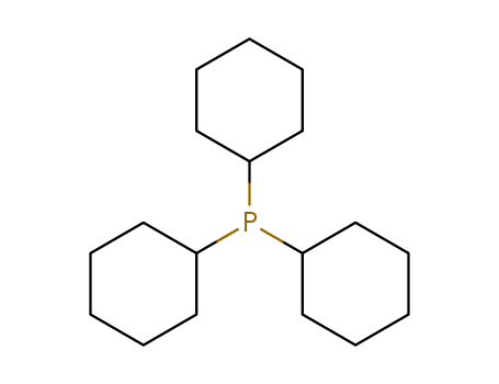 2622-14-2,Tricyclohexyl phosphine,Phosphine,tricyclohexyl-;Tricyclohexylphosphine;tricyclohexylphosphine);
