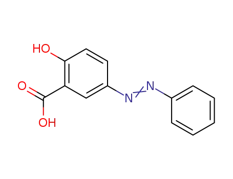 2-hydroxy-5-phenylazo-benzoic acid