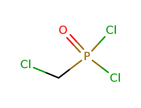 1983-26-2,CHLOROMETHYLPHOSPHONIC DICHLORIDE,Phosphonicdichloride, (chloromethyl)- (6CI,7CI,8CI,9CI); (Chloromethyl)phosphonic aciddichloride; (Chloromethyl)phosphonic dichloride; Chloromethanephosphonic aciddichloride; Chloromethanephosphonic dichloride; Chloromethyl dichlorophosphineoxide; Chloromethylphosphonyl dichloride; Dichloro(chloromethyl)phosphineoxide; NSC 9350