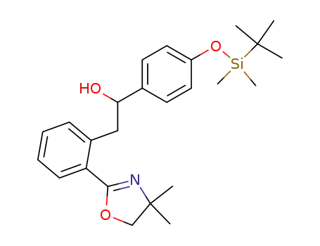 1-[4-(tert-butyl-dimethyl-silanyloxy)-phenyl]-2-[2-(4,4-dimethyl-4,5-dihydro-oxazol-2-yl)-phenyl]-ethanol