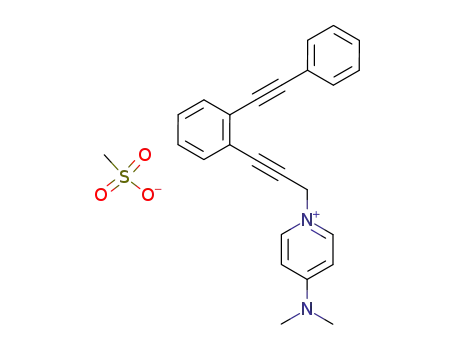 4-dimethylamino-1-[3-(2-phenylethynyl-phenyl)-prop-2-ynyl]-pyridinium; methanesulfonate
