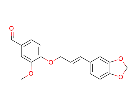 O-[3-(3,4-methylenedioxyphenyl)-2-propenyl]vanillin