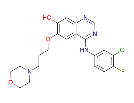 Molecular Structure of 847949-49-9 (O-Desmethyl Gefitinib)