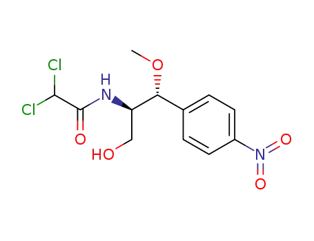 2,2-dichloro-N-[1-hydroxymethyl-2-methoxy-2-(4-nitrophenyl)-ethyl]-acetamide