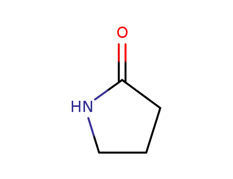 Molecular Structure of 616-45-5 (2-Pyrrolidinone)