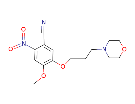 2-Nitro-4-Methoxy-5-(3-Morpholinopropoxy)benzonitrile