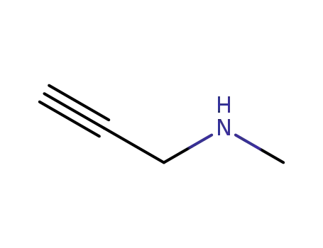 Molecular Structure of 35161-71-8 (N-METHYLPROPARGYLAMINE)