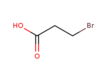 Molecular Structure of 590-92-1 (Propanoicacid, 3-bromo-)