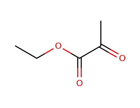 Molecular Structure of 617-35-6 (Propanoicacid, 2-oxo-, ethyl ester)