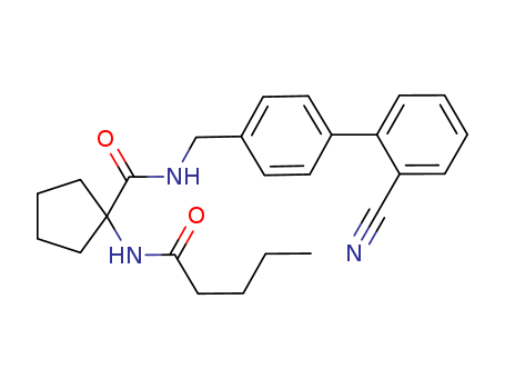N-[(2'-Cyano[1,1'-biphenyl]-4-yl)methyl]-1-[(1-oxopentyl)amino]cyclopentanecarboxamide