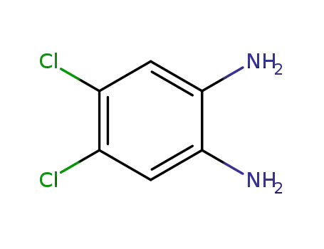 Molecular Structure of 5348-42-5 (4,5-Dichloro-1,2-benzenediamine)