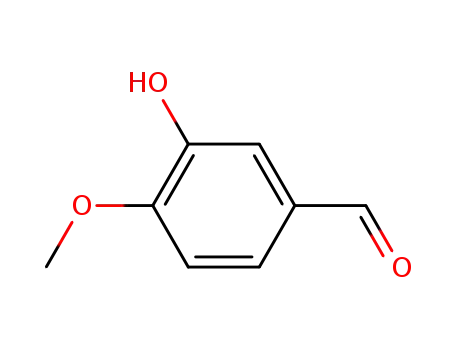 Molecular Structure of 621-59-0 (Isovanillin)
