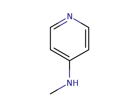 Molecular Structure of 1121-58-0 (N-Methyl-4-pyridinamine)