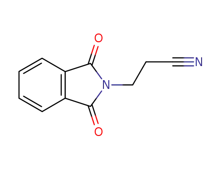 Molecular Structure of 3589-45-5 (N-(2-CYANOETHYL)-PHTHALIMIDE)