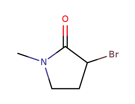 Molecular Structure of 33693-57-1 (3-broMo-1-Methylpyrrolidin-2-one)