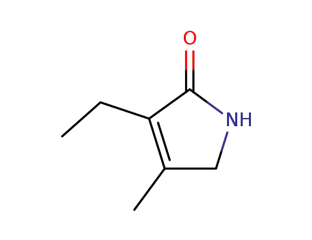 Molecular Structure of 766-36-9 (3-Ethyl-4-methyl-3-pyrrolin-2-one)