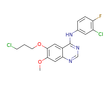912556-91-3,Gefitinib InterMediate B,N-(3-chloro-4-fluorophenyl)-6-(3-chloropropoxy)-7-methoxyquinazolin-4-amine;