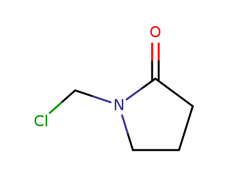 Molecular Structure of 31282-95-8 (1-(CHLOROMETHYL)PYRROLIDIN-2-ONE)