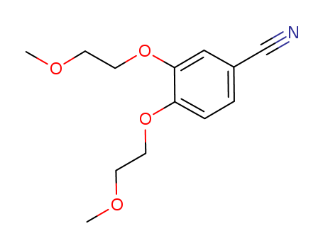 3,4-Bis(2-methoxyethoxy)benzonitrile Cas no.80407-68-7 98%
