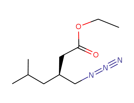 (S)-3-azidomethyl-5-methyl-hexanoic acid ethyl ester