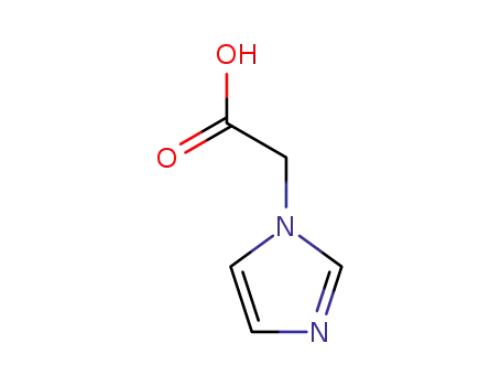 Molecular Structure of 22884-10-2 (Imidazol-1-yl-acetic acid)