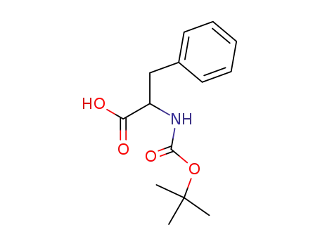 Molecular Structure of 4530-18-1 (BOC-DL-PHE-OH)