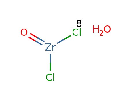 Molecular Structure of 13520-92-8 (Zirconyl chloride octahydrate)