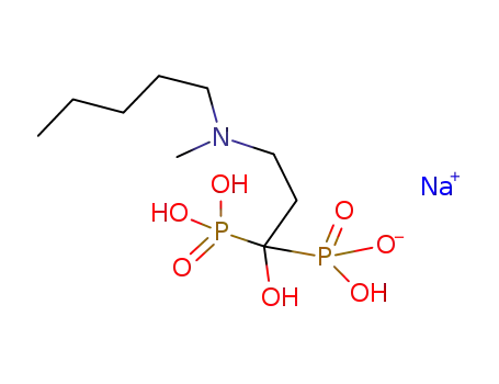 Molecular Structure of 138926-19-9 ([1-Hydroxy-3-(methylpentylamino)-propylidene]bisphosphonic acid sodium salt)