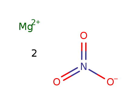 Molecular Structure of 13446-18-9 (Magnesium nitrate hexahydrate)