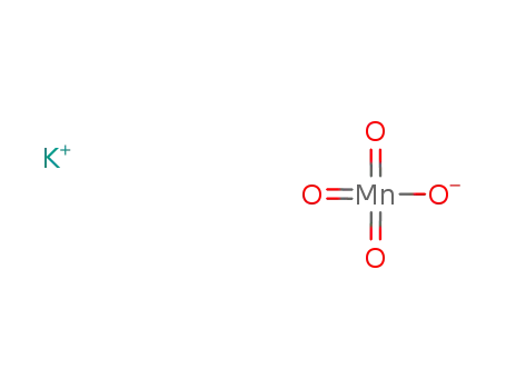 Molecular Structure of 7722-64-7 (Potassium permanganate(VII))