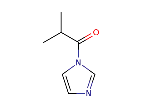 Molecular Structure of 4122-53-6 (1H-Imidazole, 1-(2-methyl-1-oxopropyl)-)