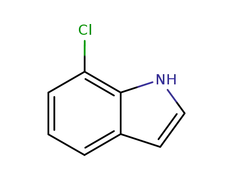 Molecular Structure of 53924-05-3 (7-Chloroindole)