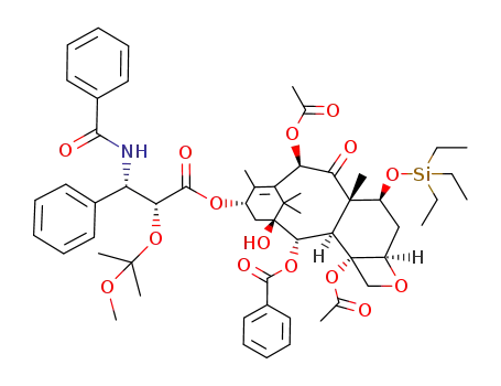 (2'R,3"S)-2'-(2-methoxy-2-propyloxy)-7-triethylsilyl taxol