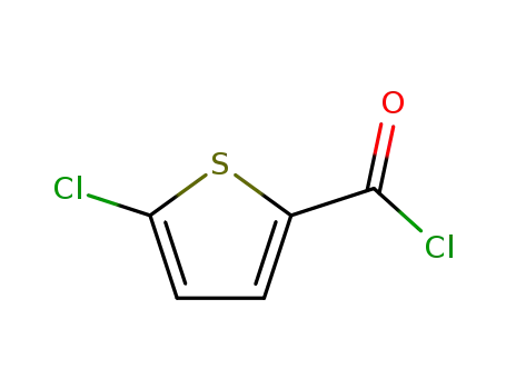 Molecular Structure of 42518-98-9 (5-CHLOROTHIOPHENE-2-CARBONYL CHLORIDE)