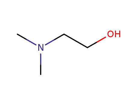 Molecular Structure of 108-01-0 (N,N-Dimethylethanolamine)