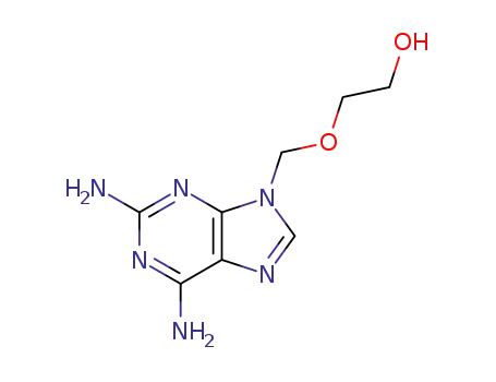 2,6-diamino-9-{(2-hydroxyethoxy)methyl}purine