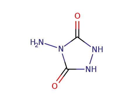 Molecular Structure of 21531-96-4 (4-Amino-(4H)-1,2,4-Triazole-3,5-Diol)