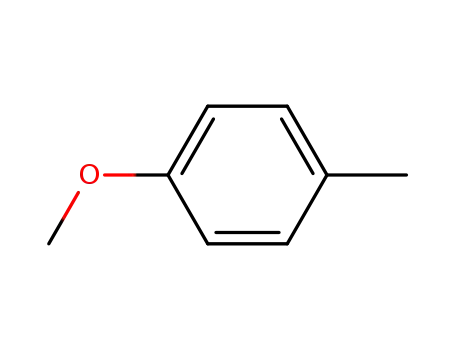 Molecular Structure of 104-93-8 (4-Methylanisole)