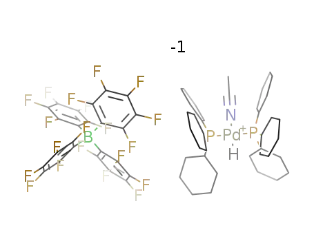 trans-[(Cy3P)2Pd(H)(MeCN)][B(C6F5)4]