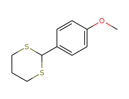 Molecular Structure of 24588-72-5 (4-Methoxybenzaldehyde trimethylenedithioacetal)