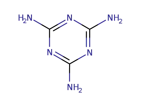 Molecular Structure of 108-78-1 (Melamine)